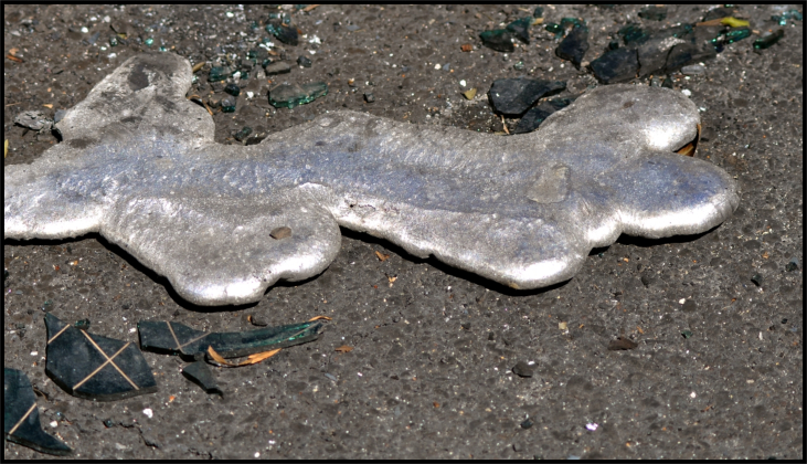 Did you know... Aluminium melts at temps betweens 463 - 671 centigrade  