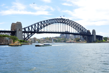 The Sydney CBD Skyline from the Botanic Gardnes