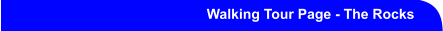 Walking Tour Page - The Rocks